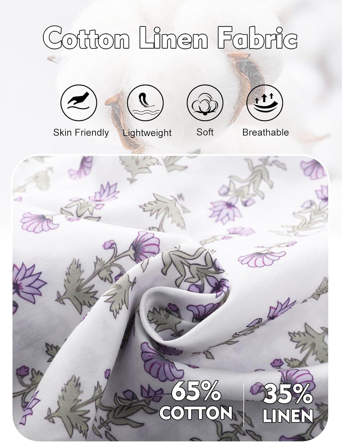 imageFlygo Floral Pajama Sets for Women 2 Piece Lounge Set Ruffle Cami Top and Shorts Pj Set SleepwearLightPurpleM