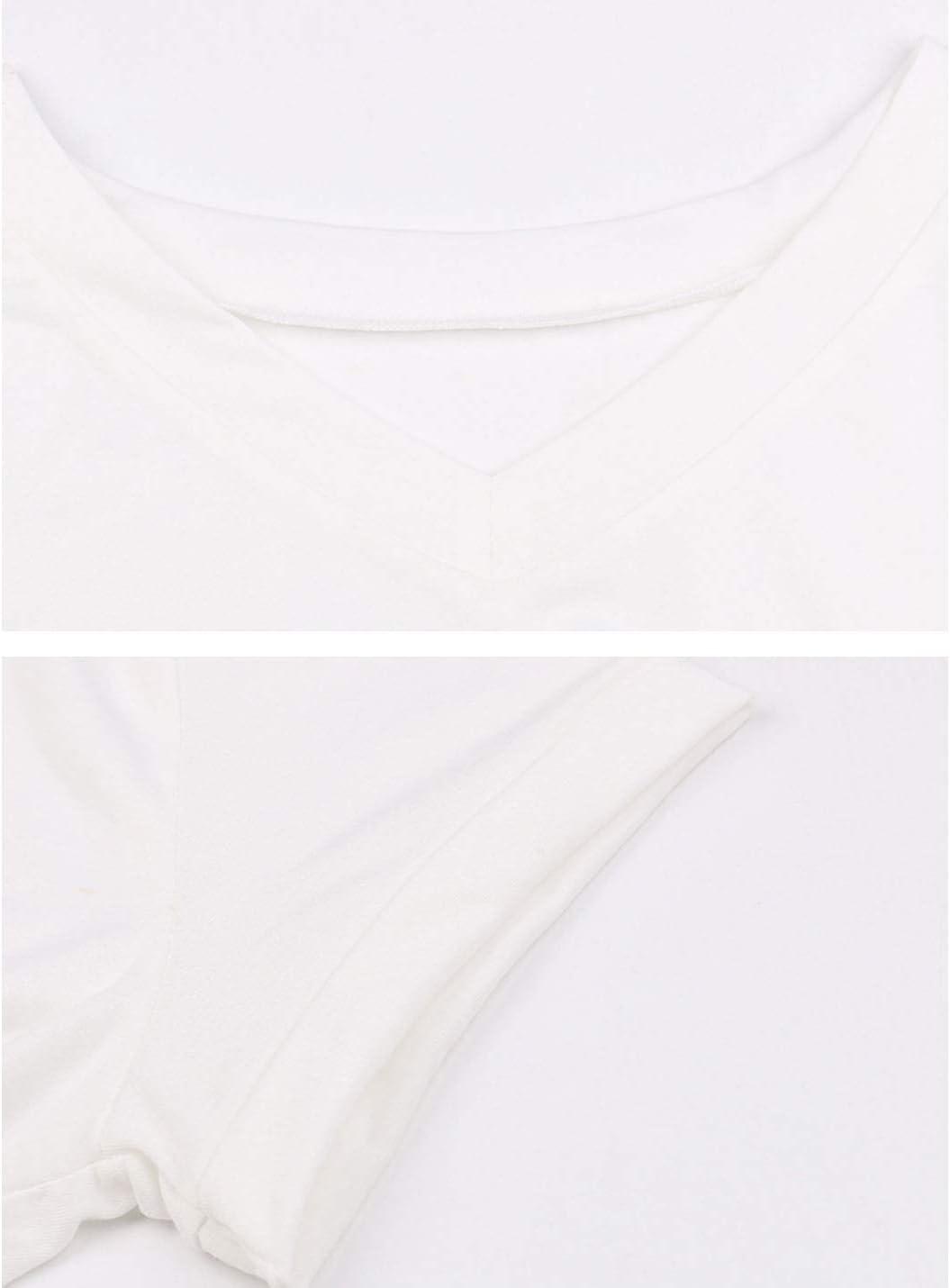 imageFlygo Womens Shorts Pajama Set Short Sleeve 2 Pieces Pajamas Sleepwear Nightwear PjsWhite