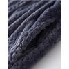 imageFlygo Adults Zip Up Warm Plush Flannel Fleece Robe Housecoat Sleepwear Dressing Gown Bathrobe for Men WomenSky Blue 02