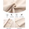 imageFlygo Womens Cropped Cardigan Sweater Oversized Shawl Lapel 2025 Fall Fashion Open Front Sweater Jacket Knit OutwearBeige