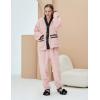 imageFlygo Womens Fluffy Pajama Sets Plush Fleece Tops Pants Loose Fuzzy Sleepwear LoungewearPink