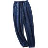 imageFlygo Womens Winter Warm Flannel Fleece Lounge Sleepwear Pajama Pants with DrawstringNavy