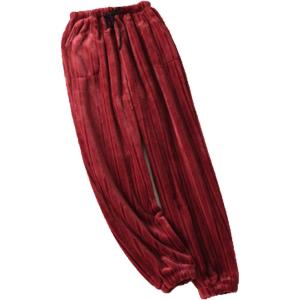 imageFlygo Womens Winter Warm Flannel Fleece Lounge Sleepwear Pajama Pants with DrawstringWine Red