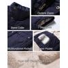 imageFlygo Mens Winter Warm Outdoor Padded Puffer Vest Thick Fleece Lined Sleeveless JacketBlue