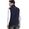 imageFlygo Mens Winter Warm Outdoor Padded Puffer Vest Thick Fleece Lined Sleeveless JacketBlue