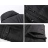 imageFlygo Mens Winter Warm Outdoor Padded Puffer Vest Thick Fleece Lined Sleeveless JacketBluea