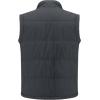 imageFlygo Mens Winter Warm Outdoor Padded Puffer Vest Thick Fleece Lined Sleeveless JacketDark Greya