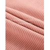 imageFlygo Corduroy Overalls for Women Loose Fit Adjustable Straps Long Bib Pants Wide Leg Jumpsuits with PocketsPink
