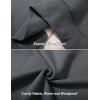 imageFlygo Mens Warm Sherpa Lined Crewneck Sweatshirts Fleece Pullover Tops Heavyweight Thick Thermal Cotton SweatShirtsSmokygray