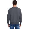 imageFlygo Mens Warm Sherpa Lined Crewneck Sweatshirts Fleece Pullover Tops Heavyweight Thick Thermal Cotton SweatShirtsSmokygray