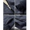 imageFlygo Sherpa Hoodies for Men Zip Up Winter Fleece Lined Hooded Sweatshirt Heavyweight Warm JacketsVelvet Black