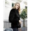 imageFlygo Faux Fur Coat Women Faux Fur Jacket Fluffy Open Front Cardigan Shaggy Short Coat Fall Winter JacketBlack