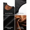 imageFlygo 2 Pack Thermal Tank Top Men Cotton Winter Warm Fleece Lined Underwear Sleeveless Vest UndershirtBlackblack
