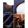 imageFlygo 2 Pack Thermal Tank Top Men Cotton Winter Warm Fleece Lined Underwear Sleeveless Vest UndershirtBlacknavy