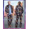 imageFlygo 80s 90s Outfit for Men Retro Track Suits 80s Tracksuit Set Windbreaker Hip Hop Party Rave OutfitsBlack