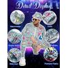 imageFlygo 80s 90s Outfit for Men Retro Track Suits 80s Tracksuit Set Windbreaker Hip Hop Party Rave OutfitsGreen