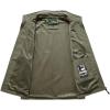 imageFlygo Mens Casual Lightweight Outdoor Work Safari Fishing Travel Photo Vest Multi Pockets02 Style Army Green