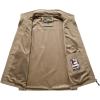 imageFlygo Mens Casual Lightweight Outdoor Work Safari Fishing Travel Photo Vest Multi Pockets02 Style Khaki