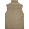 imageFlygo Mens Casual Lightweight Outdoor Work Safari Fishing Travel Photo Vest Multi Pockets02 Style Khaki