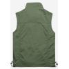 imageFlygo Mens Casual Lightweight Outdoor Work Safari Fishing Travel Photo Vest Multi PocketsArmy Green