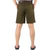 imageFlygo Mens Classic Fit 7 Inseam Chino Oxford Shorts Pleated Flat Golf ShortsArmy Green