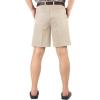 imageFlygo Mens Classic Fit 7 Inseam Chino Oxford Shorts Pleated Flat Golf ShortsBeige
