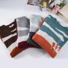 imageFlygo Mens Cow Sweater Harajuku Oversized Sweaters Chunky Casual Knit Pullover Jumper Fall Winter FashionBurgundy
