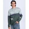 imageFlygo Mens Cow Sweater Harajuku Oversized Sweaters Chunky Casual Knit Pullover Jumper Fall Winter FashionGrey