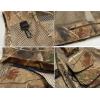 imageFlygo Mens Fishing Outdoor Utility Hunting Climbing Tactical Camo Mesh Removable Vest with Multiple Pockets S Desert