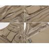 imageFlygo Mens Mesh Fishing Vest Outdoor MultiPocket Photography Journalists Vest 02 Khaki Large