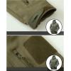 imageFlygo Mens Outdoor Military Hooded Tactical Fleece Softshell Jacket CoatAcu