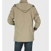 imageFlygo Mens Outdoor Utility Hooded Windproof Military Jacket WindbreakerKhaki