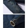 imageFlygo Mens Sherpa Fleece Lined Denim Trucker Jacket Winter Jean Jacket Cowboy CoatBlue