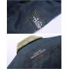 imageFlygo Mens Sherpa Fleece Lined Denim Trucker Jacket Winter Jean Jacket Cowboy CoatDark Blue
