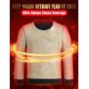 imageFlygo Mens Sherpa Lined Sweatshirts Fleece Pullover Top Cotton Crew Neck Sweatshirt Warm Sweater Winter ClothesMaroon