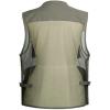 imageFlygo Mens Summer Mesh Fishing Vest Photography Work Multipockets Outdoors Journalists Vest Sleeveless Jacket Medium Grey
