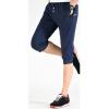 imageFlygo Mens Sweat Shorts Below Knee Cotton Workout Bodybuilding Running 34 Jogger Capri Pants3 Navy