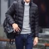 imageFlygo Mens Ultra Loft Quilted Puffer Jacket Warm Cotton Down Padded Coat OutwearBlack