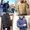 imageFlygo Mens Ultra Loft Quilted Puffer Jacket Warm Cotton Down Padded Coat OutwearKhaki