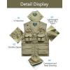 imageFlygo Mens Utility Cargo Fishing Vest Summer Outdoor Lightweight Work Photo Vest with Pockets04 Army Green