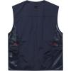 imageFlygo Mens Utility Cargo Fishing Vest Summer Outdoor Lightweight Work Photo Vest with Pockets04 Navy Blue