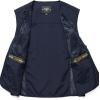 imageFlygo Mens Utility Cargo Fishing Vest Summer Outdoor Lightweight Work Photo Vest with Pockets04 Navy Blue