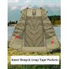 imageFlygo Mens Utility Cargo Vest Outdoor Fishing Safari Travel Work Photo Vest with Pockets02 Army Green