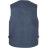 imageFlygo Mens Vest Plus Size 16 Pockets Leisure Outdoor Lightweight Fishing Photo Journalist VestBlue