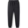 imageFlygo Mens Warm Fleece Sherpa Lined Sweatpants Drawstring Jogger Harem PantsBlack