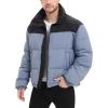 imageFlygo Mens Puffer Jacket Winter Coats Water Resistant Long Sleeve Zip Up Lightweight Quilted Down JacketsGrayish Blue