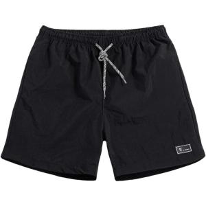 imageFlygo Mens Lightweight Quick Dry Sports Shorts for Active Hiking WorkoutBlack