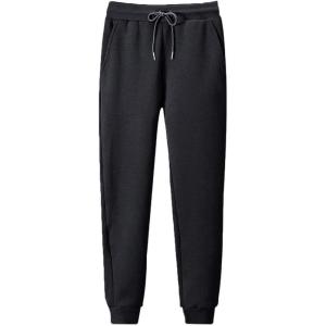 imageFlygo Mens Workout Running Active Joggers Pants Casual Cotton ClosedBottom SweatpantsBlack