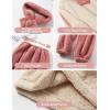 imageFlygo Fleece Pajamas Women Winter Fuzzy Pajamas Lounge Set Pullover Top Pants Plush SleepwearBlue