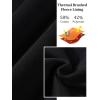 imageFlygo Womens 2 Piece Outfit Fleece Sweatsuit Sets Crewneck Long Sleeve Pullover Wide Leg Jogger Sweatpants Matching TracksuitBlack